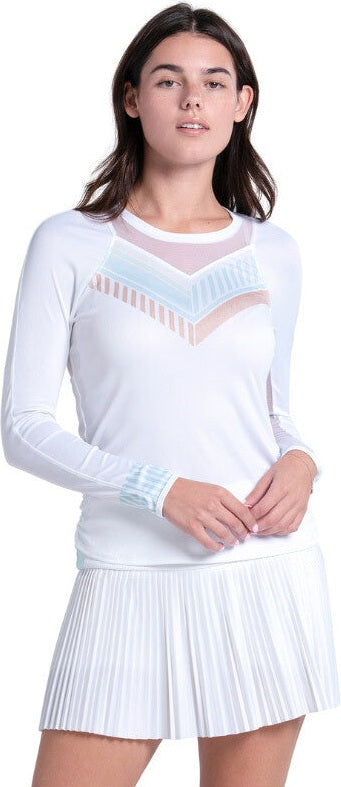 Lucky in Love Riviera Club Long Sleeve Women’s - White