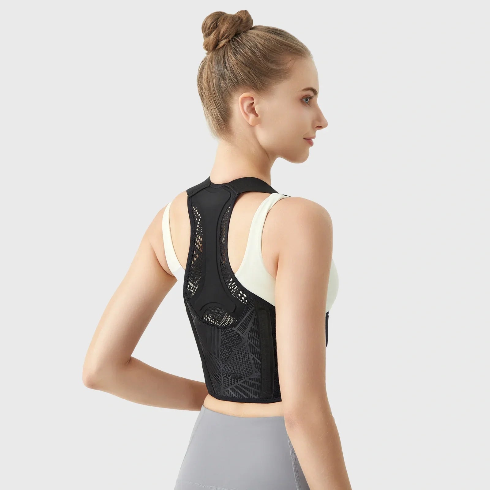 Lushlace Posture Corrector - Black / s