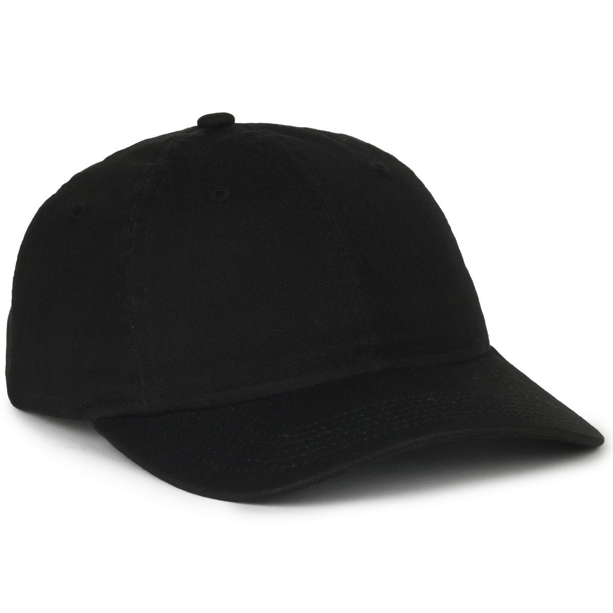 Legendary Headwear LUXE-POLO-FOR-HER Ladies Fit Washed Cotton Cap - Black