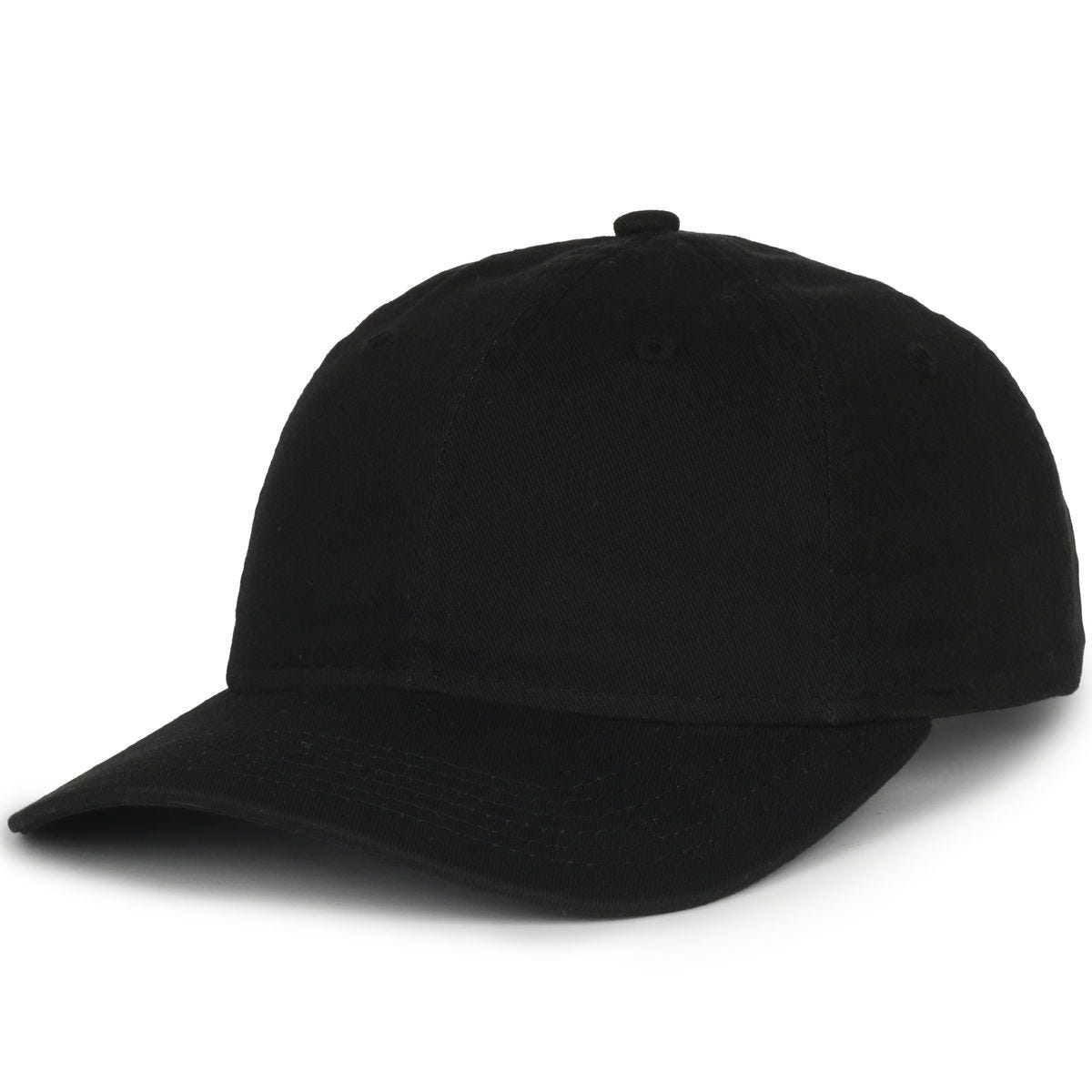 Legendary Headwear LUXE-POLO-FOR-HER Ladies Fit Washed Cotton Cap - Black