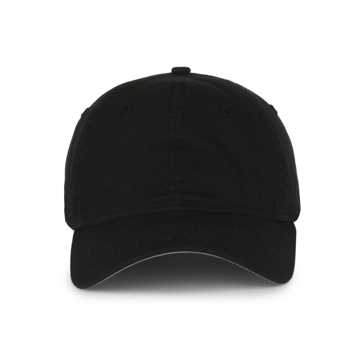 Legendary Headwear LUXE-POLO Unstructured Cotton Twill Cap - Black