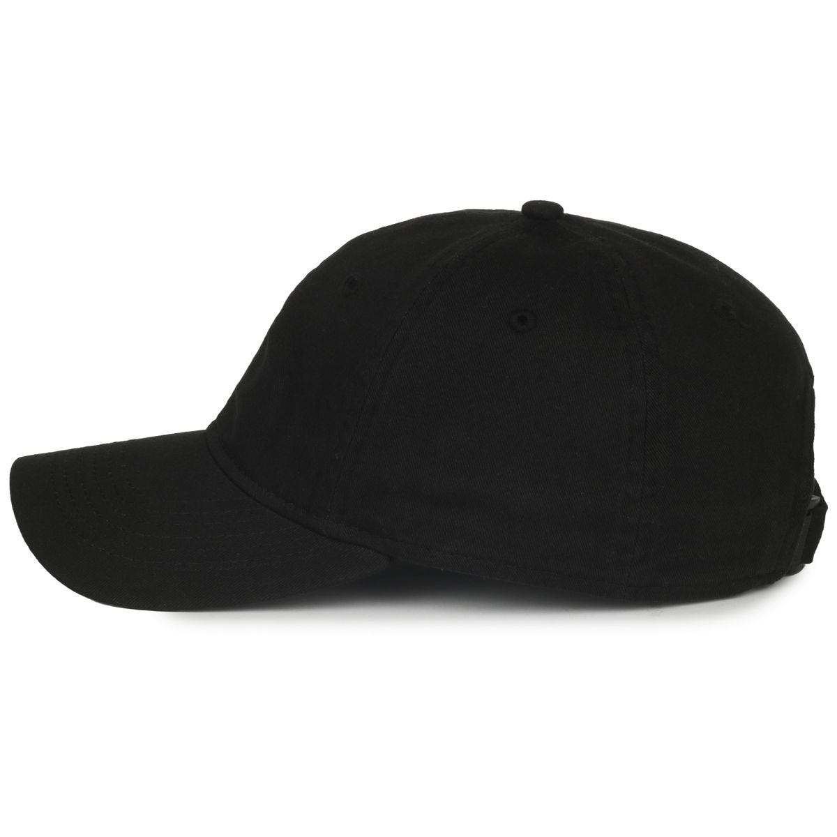 Legendary Headwear LUXE-POLO Unstructured Cotton Twill Cap - Black