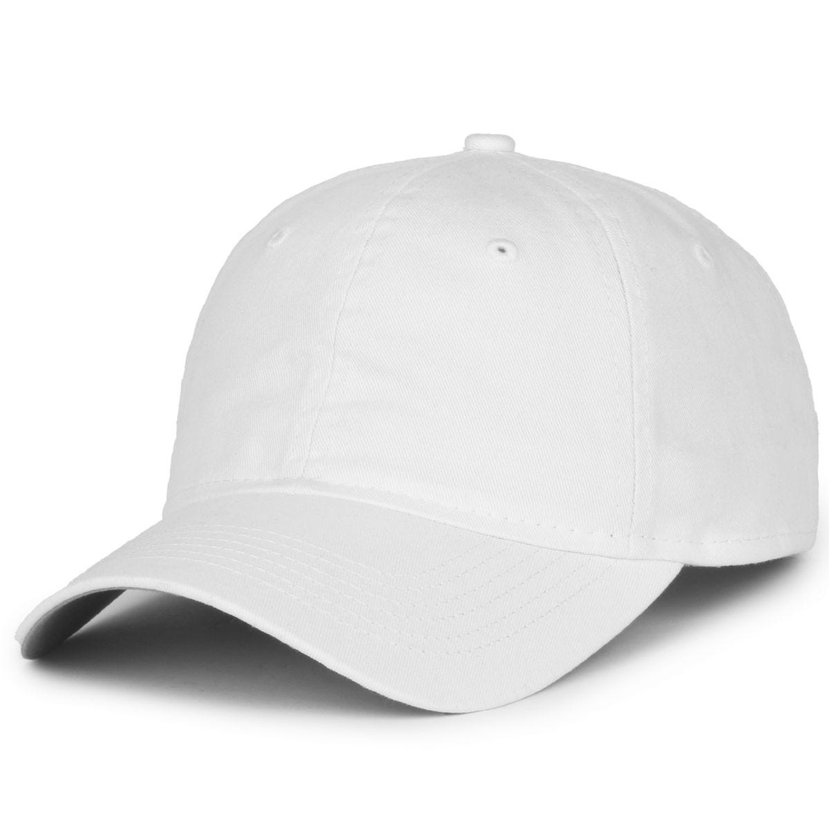 Legendary Headwear LUXE-POLO Unstructured Cotton Twill Cap - White