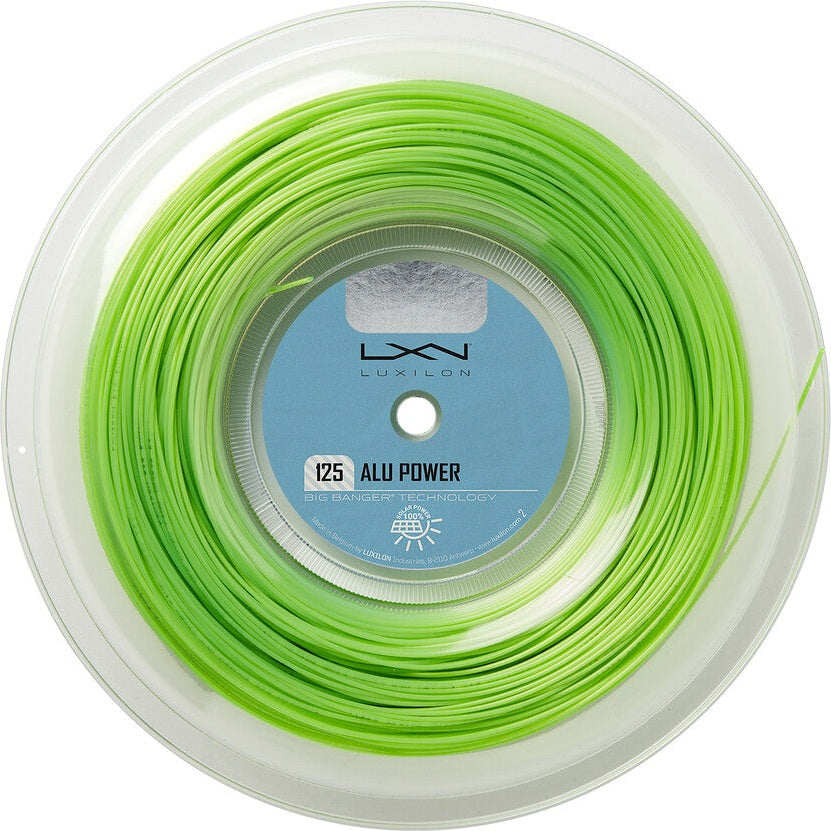 Luxilon Alu Power 125 16l Le Reel 660’ - Lime - 1.25