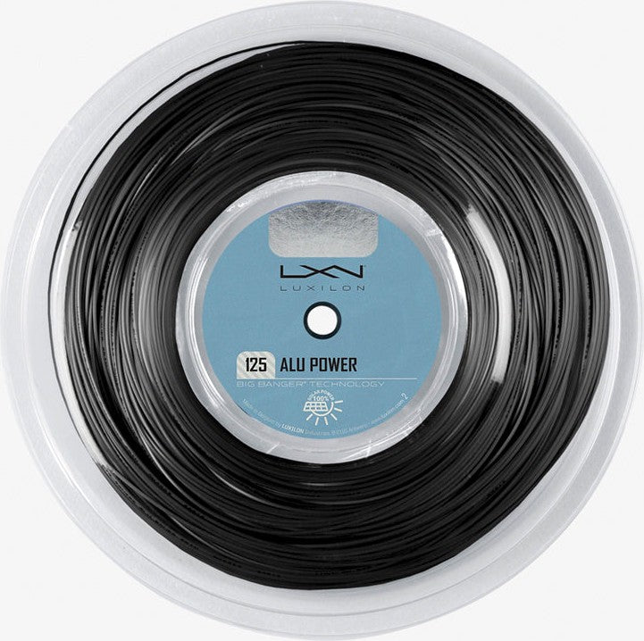 Luxilon Alu Power 125 16l Reel 660’ (black)