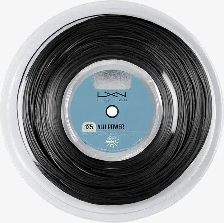 Luxilon Alu Power 125 16l Reel Tennis String - Black