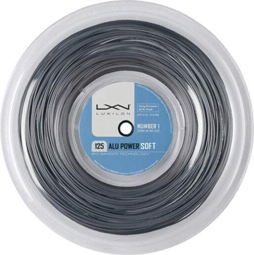 Luxilon Alu Power Soft 125 16l Reel 660’ - Silver
