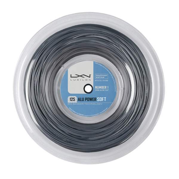 Luxilon Alu Power Soft 125 16l Reel 660’ (silver) - Os