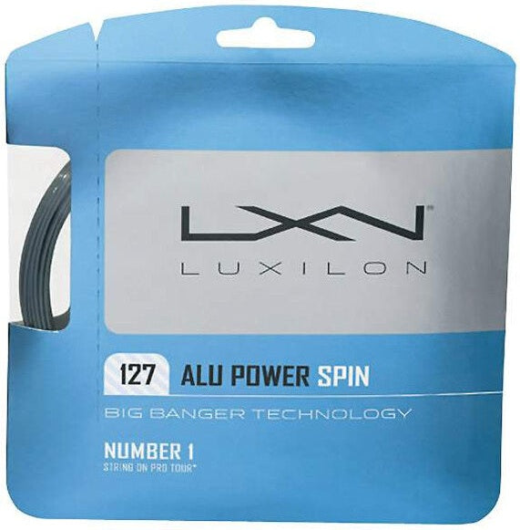 Luxilon Alu Power Spin 127 16g - Silver