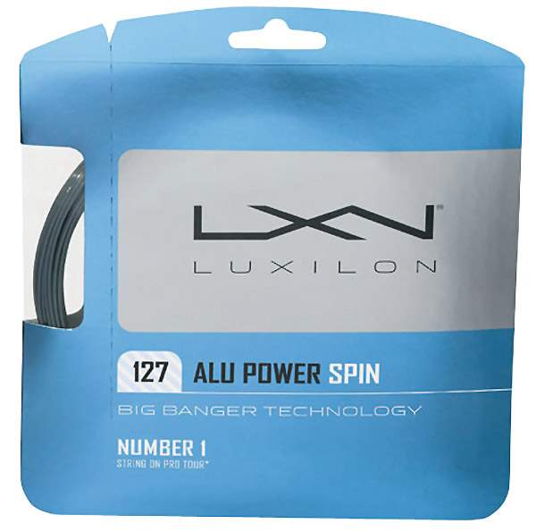 Luxilon Alu Power Spin 127 16g (silver) - Os
