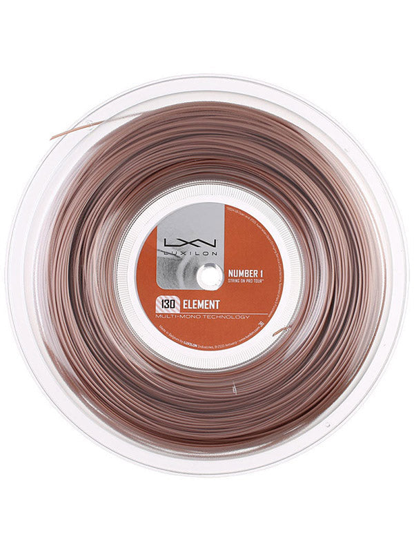 Luxilon Element 130 16g Reel 660’ (bronze) - Brz / Os