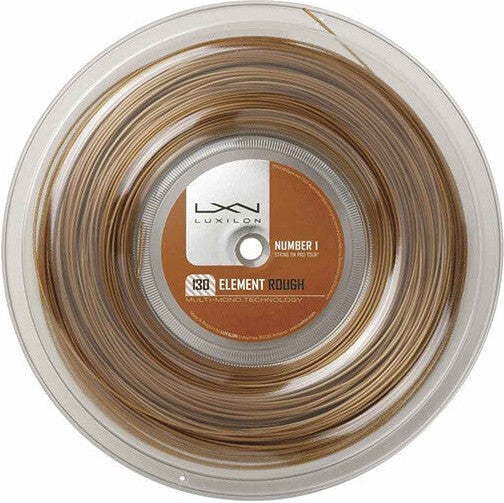 Luxilon Element Rough 130 16g Reel 660’ - Bronze