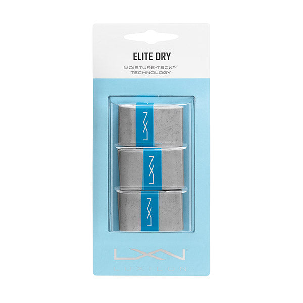 Luxilon Elite Dry Overgrip (3x) - Sil / Os