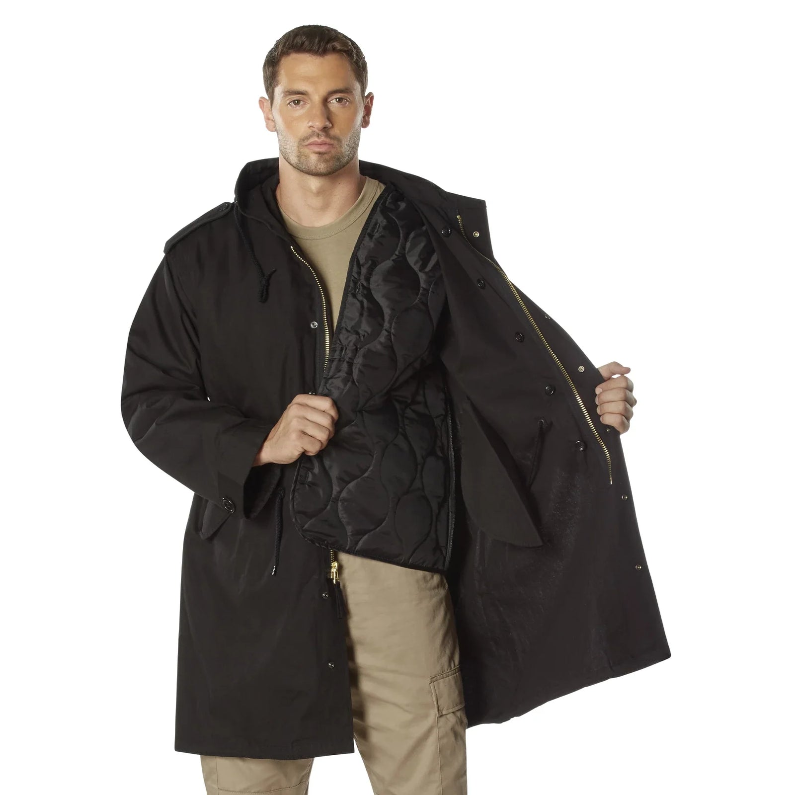 M-51 Fishtail Parka - Black / Xs