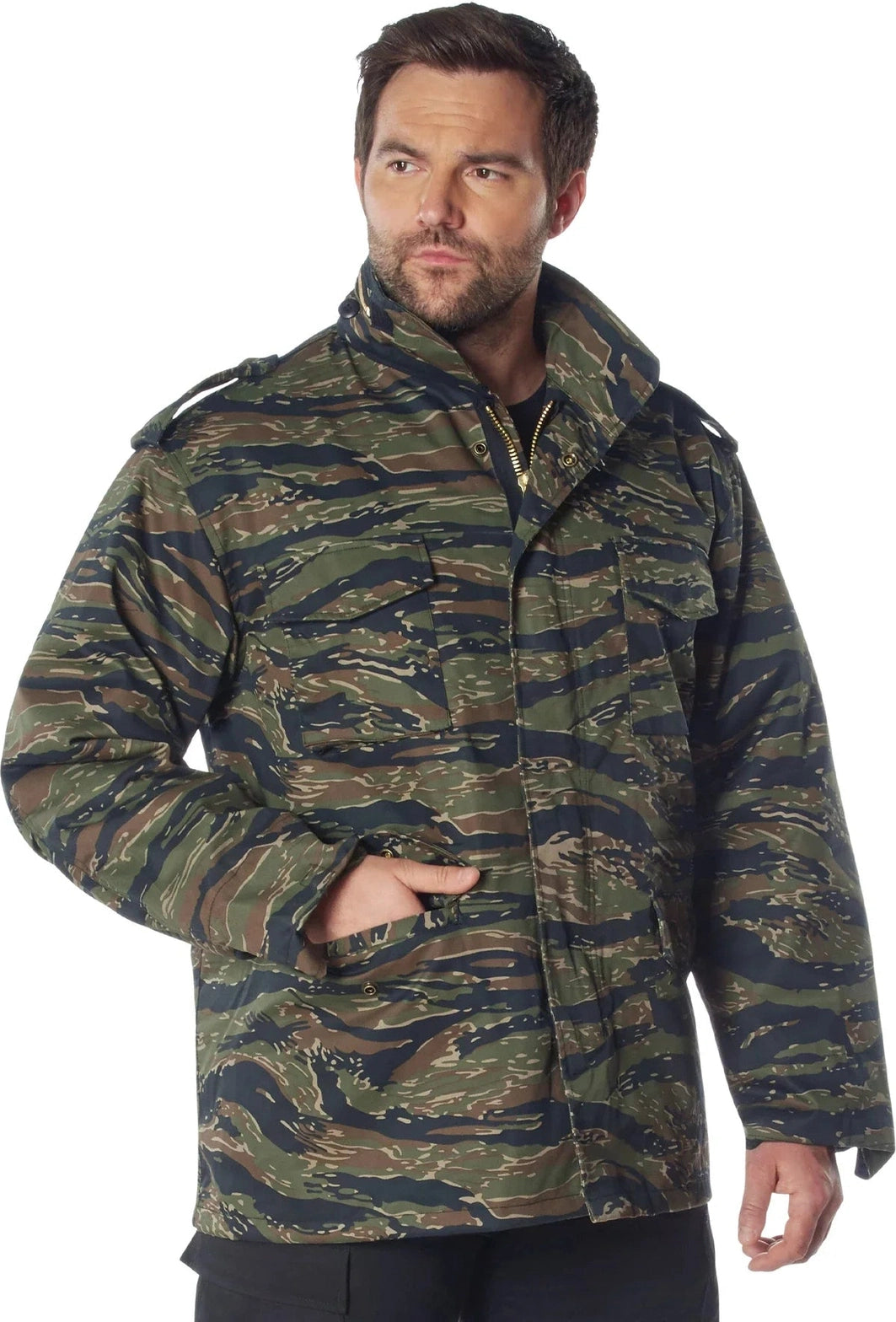 M-65 Field Jacket - Tiger Stripe Camo / s