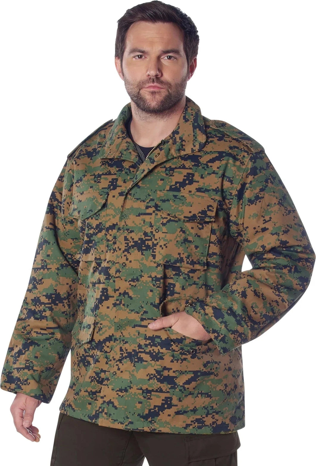 M-65 Field Jacket - Woodland Digital Camo / Xs