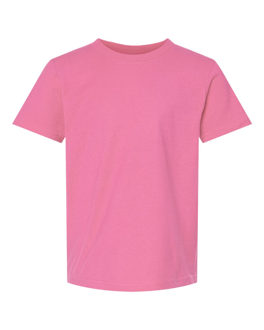 M&o 4300y Youth Ace Cotton T-shirt - Azalea
