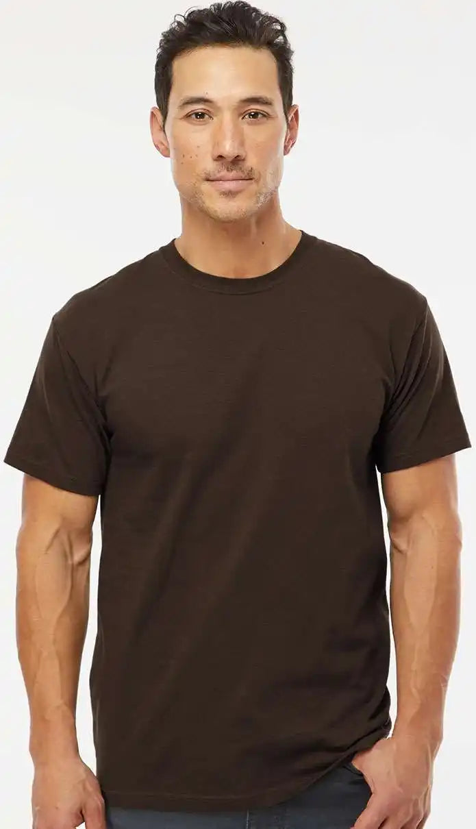 M&amp;o 4800 Gold Soft Touch T-shirt - Chocolate