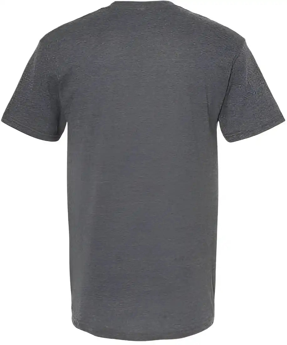M&amp;o 4800 Gold Soft Touch t Shirt Dark Heather