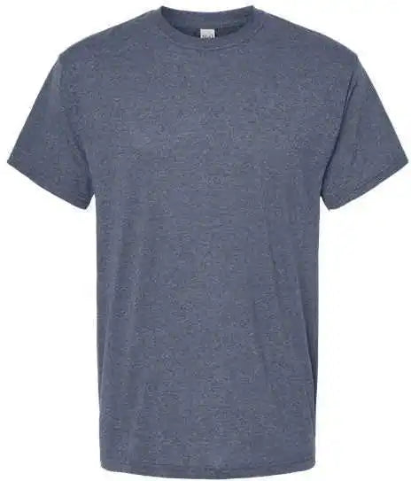M&amp;o 4800 Gold Soft Touch T-shirt - Heather Navy