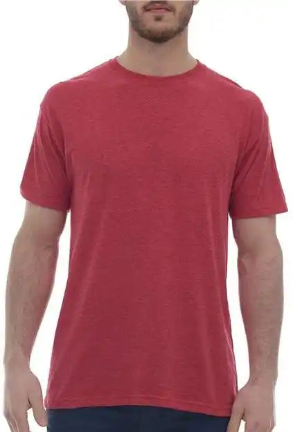 M&amp;o 4800 Gold Soft Touch T-shirt - Heather Red