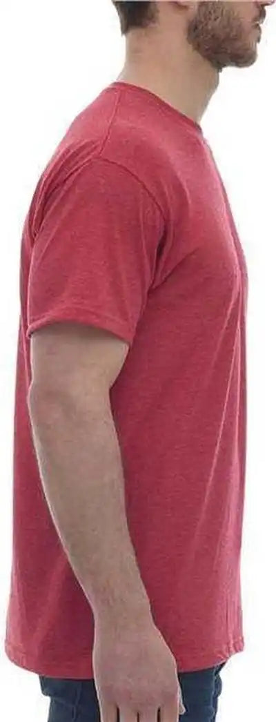 M&amp;o 4800 Gold Soft Touch T-shirt - Heather Red
