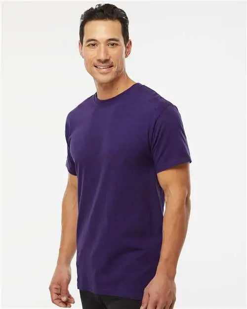 M&o 4800m Gold Soft Touch T-shirt - 4800 - Heather Purple