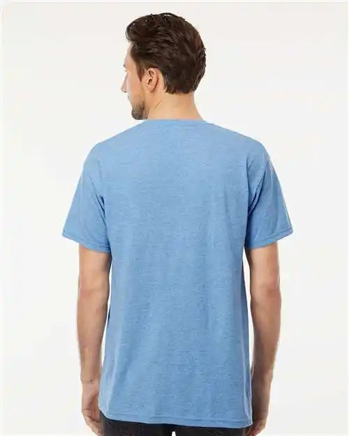 M&amp;o 4800m Gold Soft Touch T-shirt - 4800 - Light Blue Heather