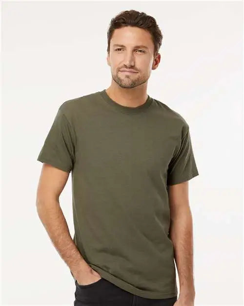 M&o 4800m Gold Soft Touch T-shirt - 4800 - Military Green