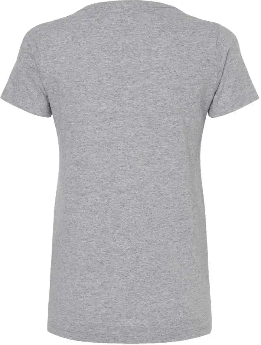 M&amp;o 4810 Women’s Gold Soft Touch t Shirt Athletic Gray