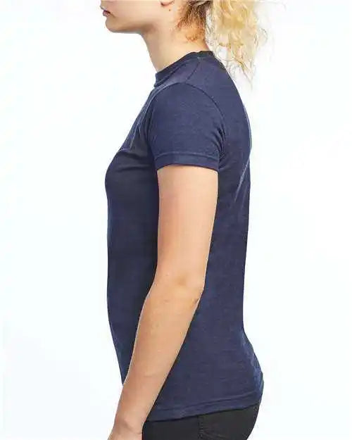 M&amp;o 4810 Women’s Gold Soft Touch t Shirt Deep Navy