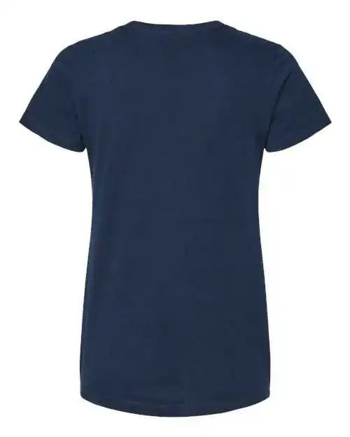 M&amp;o 4810 Women’s Gold Soft Touch t Shirt Deep Navy