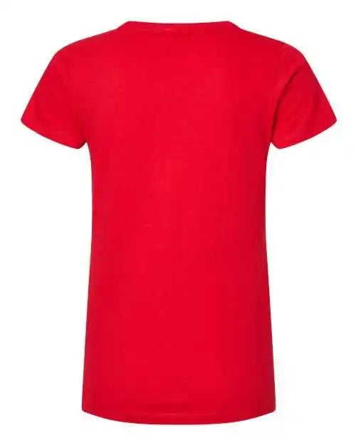 M&amp;o 4810 Women’s Gold Soft Touch t Shirt Deep Red