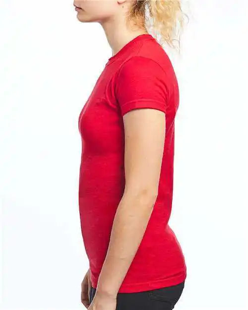 M&amp;o 4810 Women’s Gold Soft Touch t Shirt Deep Red