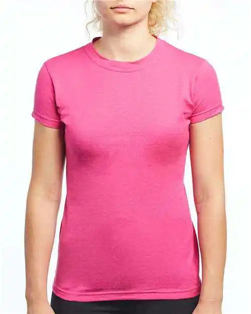 M&amp;o 4810 Women’s Gold Soft Touch t Shirt Heliconia