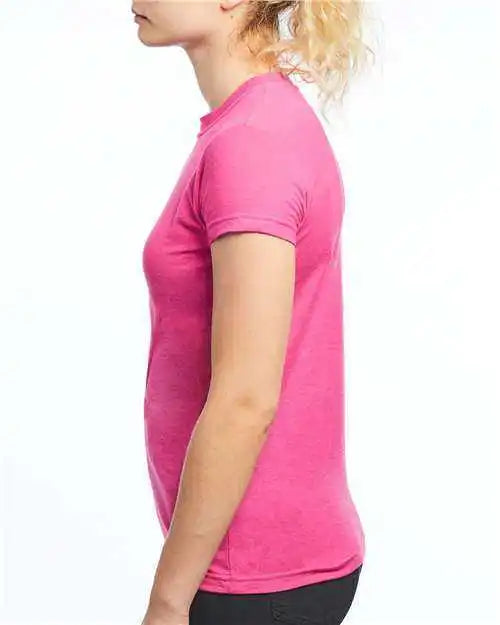 M&amp;o 4810 Women’s Gold Soft Touch t Shirt Heliconia