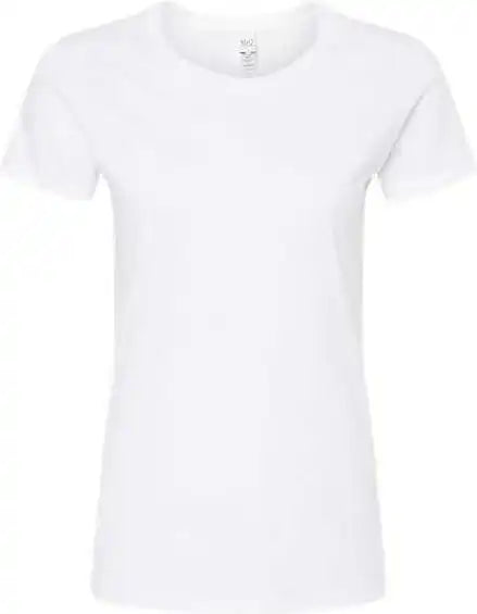 M&amp;o 4810 Women’s Gold Soft Touch T-shirt - White