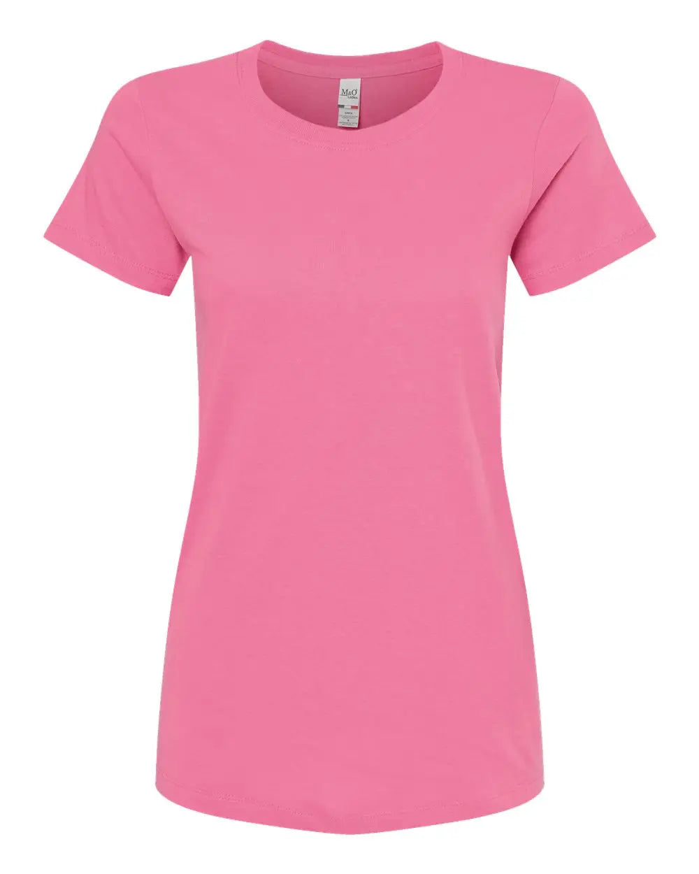 M&o 4810m Women’s Gold Soft Touch T-shirt - 4810 - Azalea - Ladies s