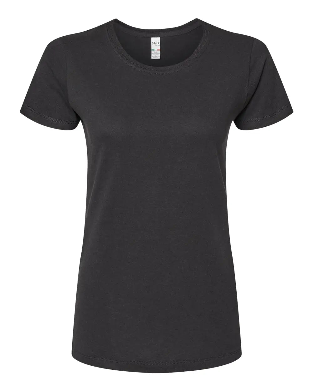 M&o 4810m Women’s Gold Soft Touch T-shirt - 4810 - Black - Ladies Xs