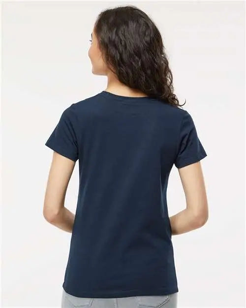 M&o 4810m Women’s Gold Soft Touch T-shirt - 4810 - Deep Navy