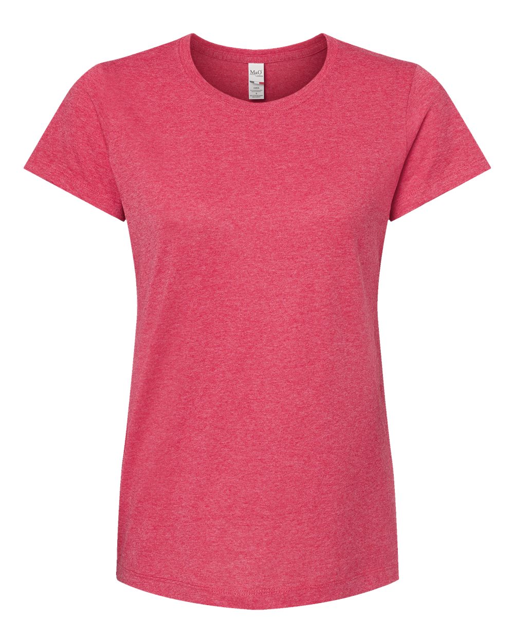 M&o 4810m Women’s Gold Soft Touch T-shirt - 4810 - Heather Pink