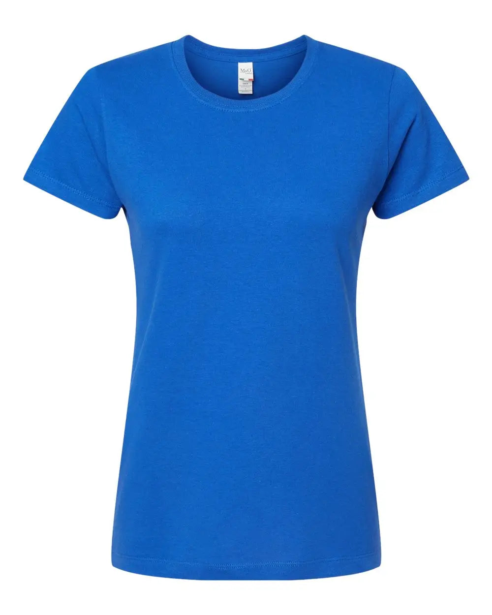 M&o 4810m Women’s Gold Soft Touch T-shirt - 4810 - Royal - Ladies Xs