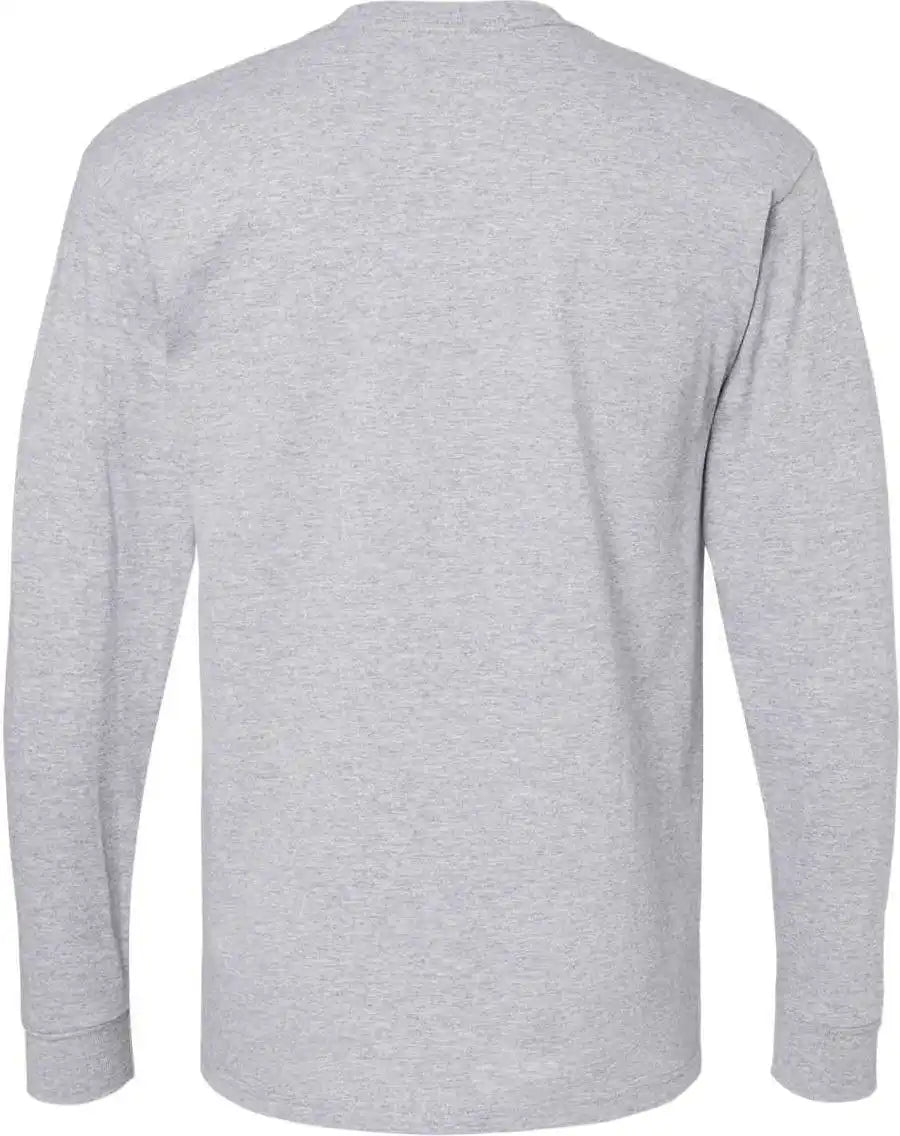 M&o 4820 Gold Soft Touch Long Sleeve t Shirt Athletic Gray