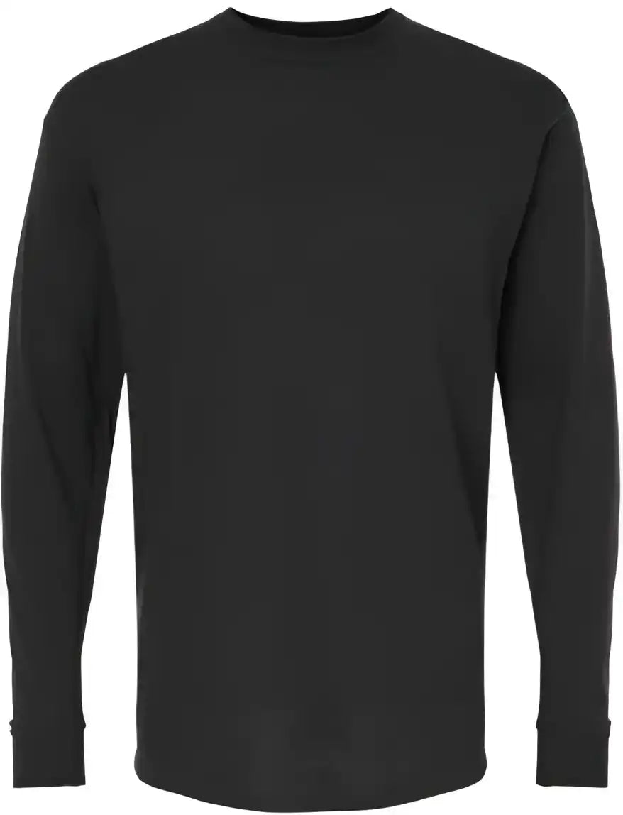 M&o 4820 Gold Soft Touch Long Sleeve t Shirt Black