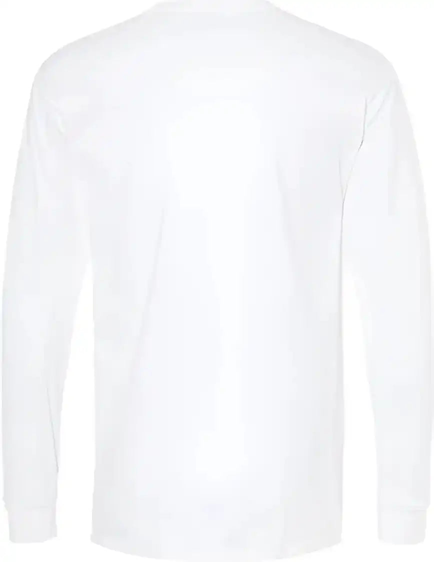 M&o 4820 Gold Soft Touch Long Sleeve t Shirt White