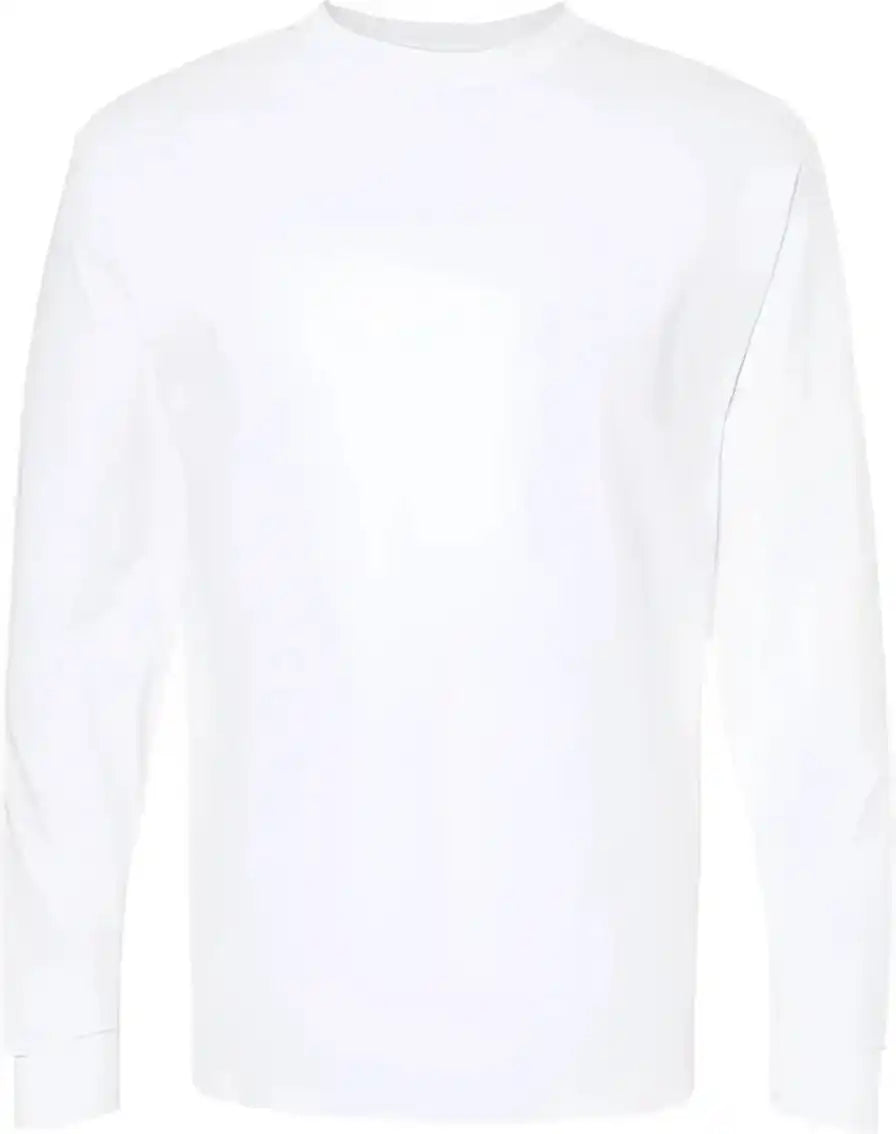 M&o 4820 Gold Soft Touch Long Sleeve t Shirt White