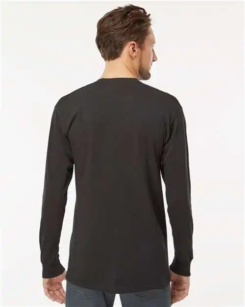 M&amp;o 4820m Gold Soft Touch Long Sleeve T-shirt - 4820 - Black