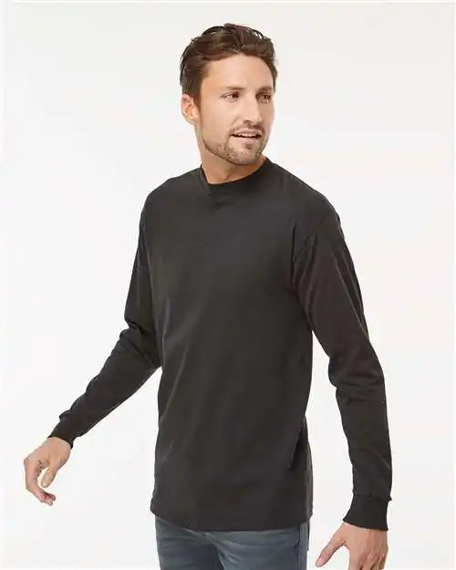 M&amp;o 4820m Gold Soft Touch Long Sleeve T-shirt - 4820 - Black