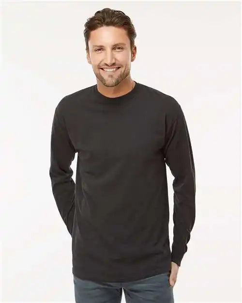 M&amp;o 4820m Gold Soft Touch Long Sleeve T-shirt - 4820 - Black