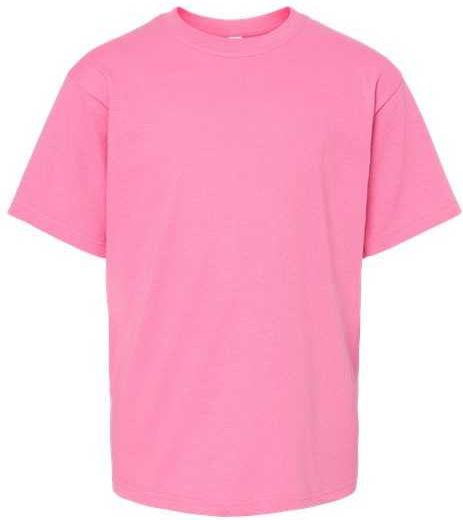 M&o 4850 Youth Gold Soft Touch T-shirt - Azalea